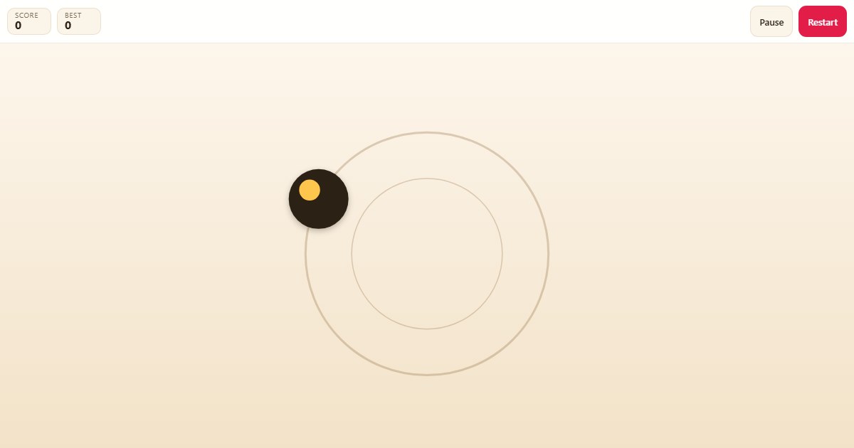 Orbit Bounce: Two Rings, One Ball