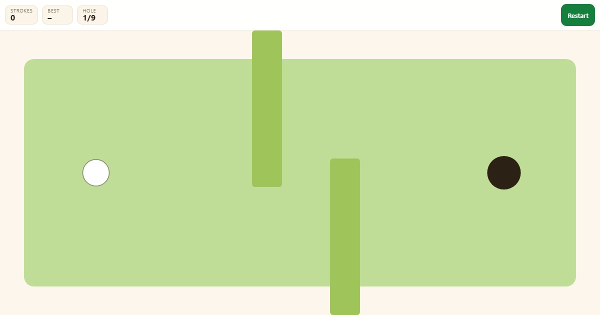 Golf Putt: Read the Green