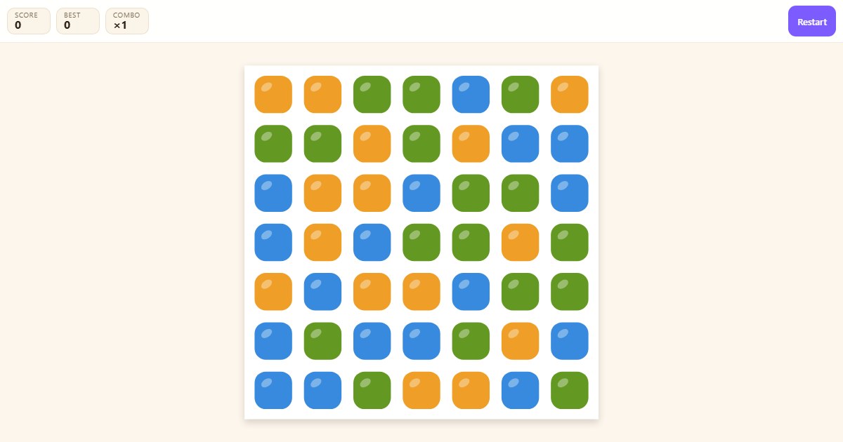 Gem Combo: Match Three and Chain It