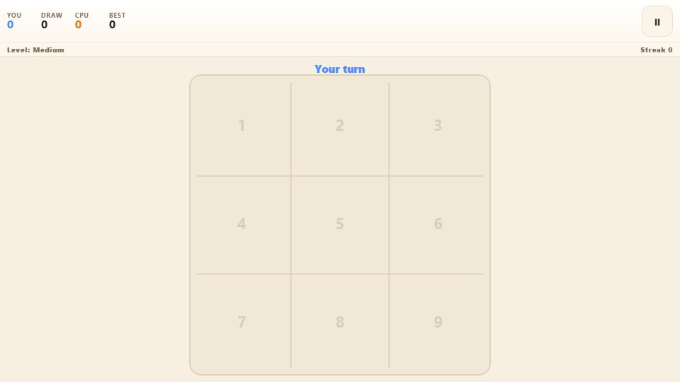 Tic Tac Toe: Beat the Computer